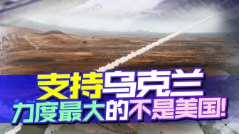 美国的支持最有效，但要论支持的力度，最大的却不是美国