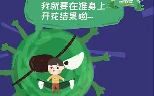 【带花冠的病毒，你为什么那么坏！】超萌防疫科普动画！除了打喷嚏，新型冠状病毒还能这样传播