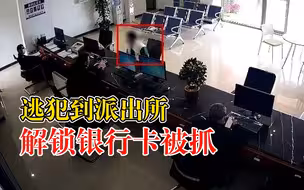 逃犯到派出所解锁银行卡被抓：收钱将卡出借，被列为红色在逃人员