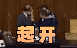 小孩玩过家家？台湾“立法院”又打起来了，蓝绿民代相互叫嚣