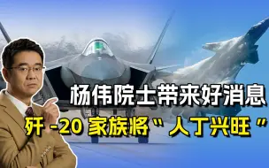 杨伟院士带来好消息，歼-20家族将迎新成员，两个概念大为领先