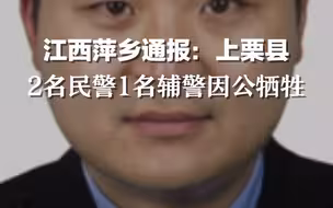 痛心！上栗县2名民警1名辅警查酒驾遇刺牺牲，嫌犯已被刑拘