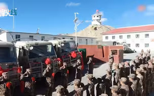 致敬！在全军海拔最高的哨所  4名服役12年的汽车老兵光荣退役！