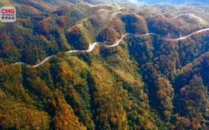 雷公山打翻了大自然的秋日调色盘