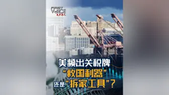 美频出关税牌，“救国利器”，还是“拆家工具”？