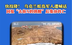 乌克兰蛇岛军人遭喊话 回复“去你的”后集体阵亡