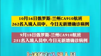 10月20日甘肃省新冠肺炎疫情情况