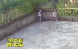 萌娃“大闹”外公家，偷丝瓜被外公拿扫帚追，网友：多少人的童年!