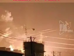 山西一野外高压线爆燃起火！附近居民：天一下就亮了