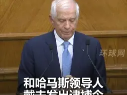 欧盟外交政策负责人博雷利呼吁欧盟，执行对内塔尼亚胡的逮捕令
