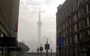 魔都变雾都！10月26日早晨，上海大雾，崇明金山等地能见度不足100米。