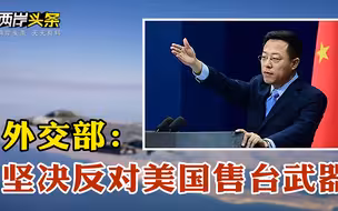 台湾欲从美国购战机 外交部：坚决反对美国售台武器