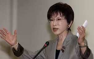 洪秀柱质问蔡英文：台湾为何要成为“刺猬”？为何要挑起战争？