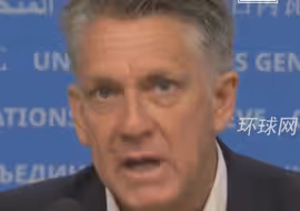 从加沙返回的儿基会发言人讲话中多次表示愤怒：我对伪善压倒同情感到愤怒，还对自己无能为力感到愤怒