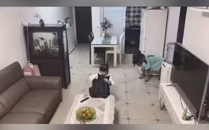 父母不在家，狗狗监督小主人写作业。网友：它为这个家操碎了心！
