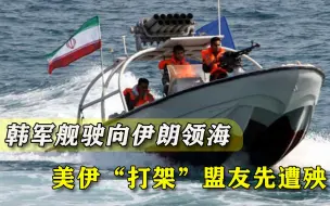 韩国军舰紧急驶向霍尔木兹！美伊冲突一触即发，韩国成倒霉蛋