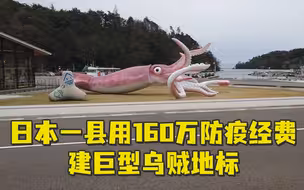 日本一县用160万防疫经费，建了个巨型乌贼