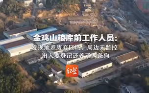 金鸡山粮库前员工：发现地系废弃区域，周边无监控   出入要登记还养了两条狗