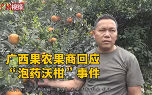 广西果农果商回应“泡药沃柑”事件：保鲜剂符合安全标准