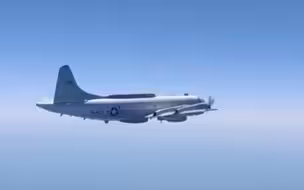 美军一架侦察机、一架运输机被曝在东海上空飞行 #环球报道