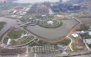 在天文馆旁露营观星是何体验？上海最大海绵公园试运行
