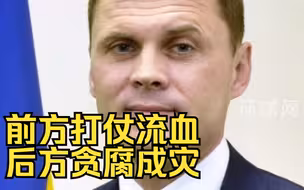 前方打仗流血，后方贪腐成灾，乌克兰多名高官辞职
