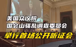 美国众议院国会山骚乱调查委员会举行首场公开听证会