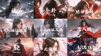 【古风歌曲合集】“看世人慌慌张张，只为碎银几两”