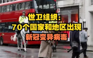 世卫组织：70个国家和地区出现变异新冠病毒