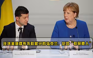 任凭美俄摆布不敢呲牙的乌克兰，反咬救命恩人,德外长怒怼！