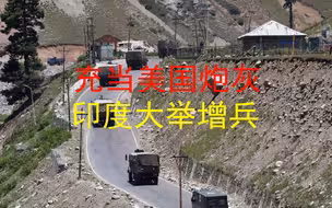 印度正在充当美国人的炮灰，向中印边境大举增兵