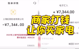 商家打钱让你买家电 谁薅走了家电补贴羊毛？
