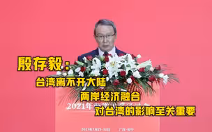殷存毅：台湾离不开大陆，两岸经济融合对台湾的影响至关重要