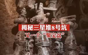 3D视频还原 揭秘三星堆8号坑，又一个“聚宝盆”