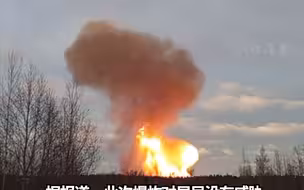 列宁格勒州发生火灾 州长：天然气管道发生爆炸