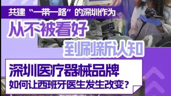 从不被看好到刷新认知 深圳医疗器械品牌如何改变西班牙医生？