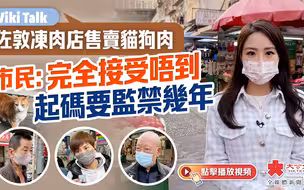 Viki Talk | 佐敦凍肉店售賣貓狗肉 市民：完全接受唔到 起碼要監禁幾年
