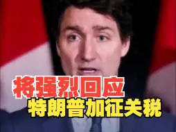 加拿大总理特鲁多：将强烈回应特朗普加征关税 支持一比一对等原则