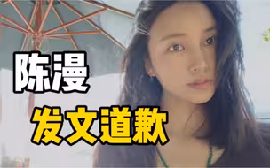 被指“丑化国人”，陈漫发文“正式道歉”：我是土生土长的中国人，深深热爱着祖国