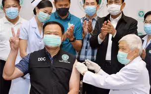 泰国副总理接种中国疫苗：不痛 感谢