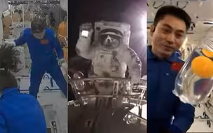 30秒回顾太空出差三人组两个月在轨生活