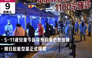 破千！香港昨日新增1100余例病例 发型屋停业 正式开放儿童复必泰疫苗接种