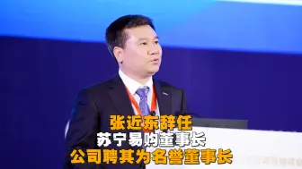 张近东辞任苏宁易购董事长 公司聘其为名誉董事长