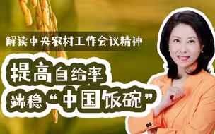 【三农三人谈】2022年三农工作怎么干？提高自给率 端稳“中国饭碗”