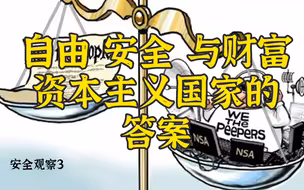 安全观察—自由,安全,财富 资本主义国家的答案