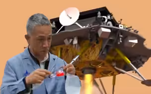 天问一号成功着陆火星 总设计师张荣桥现场激动落泪