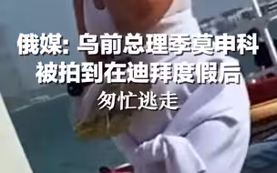 俄媒：乌前总理季莫申科被拍到在迪拜度假后 匆忙逃走