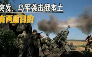 普京听取报告，小股乌军部队攻入俄本土，本次袭击至少有两重目的