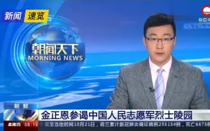 金正恩参谒中国人民志愿军烈士陵园