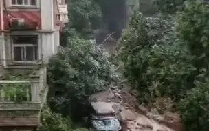 都市报道【郑州突降暴雨并伴有7级大风！小区围墙倒塌疑似有人被困， 居民们的举动太暖！】